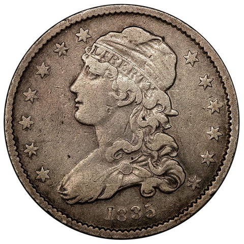 1835 Capped Bust Quarter - Very Fine Details