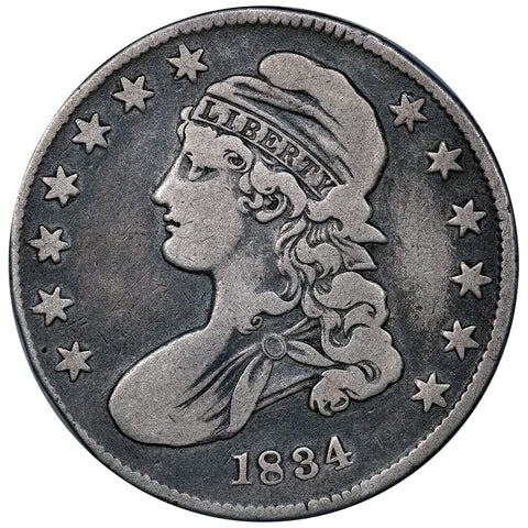 1834 Capped Bust Half Dollar - Nominal Very Fine