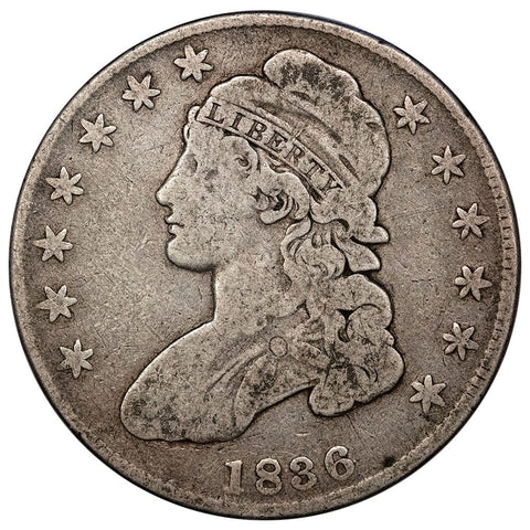 1836 LE Capped Bust Half Dollar - Very Good