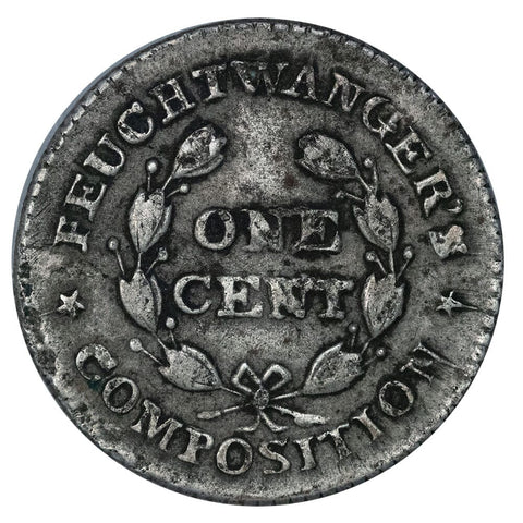 1837 Feuchtwanger's Composition Cent - HT-268 4E (R3) - Extremely Fine