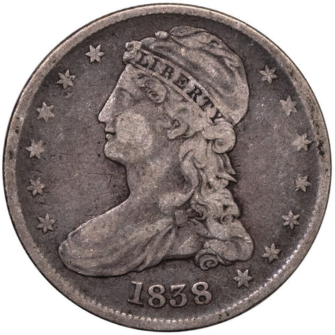 1838 Capped Bust Half Dollar - Fine