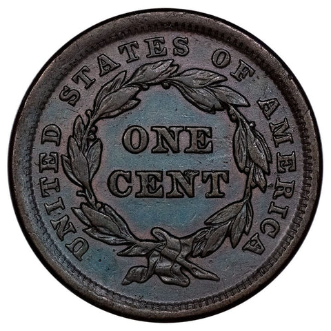 1842 Small Date Braided Hair Large Cent - Extremely Fine