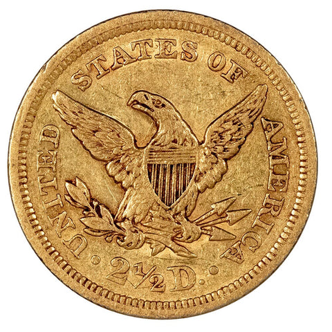 1843 $2.5 Liberty Gold Coin - Very Fine