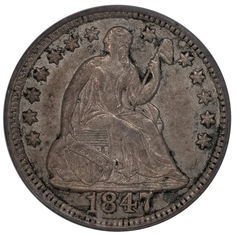 1847 Seated Liberty Half Dime - PCGS AU 53 - About Uncirculated