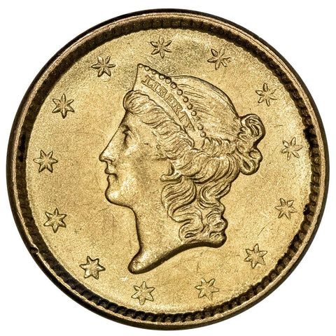 1851 Type-1 Gold Dollar - About Uncirculated+
