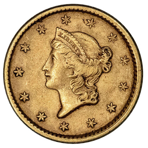 1851 Type-1 Gold Dollar - Extremely Fine
