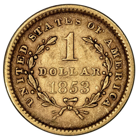 1851 Type-1 Gold Dollar - Extremely Fine
