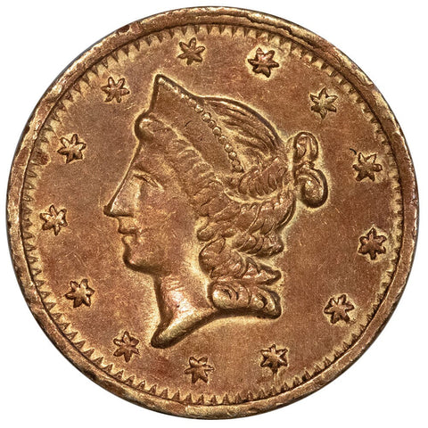 1853 50c California Fractional Gold - BG-428 - About Uncirculated