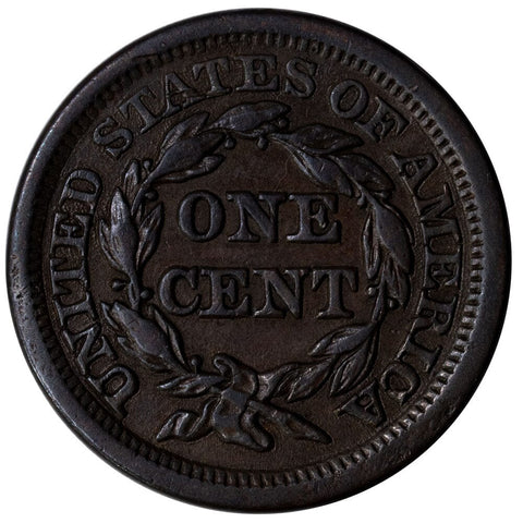 1853 Braided Hair Large Cent - Extremely Fine