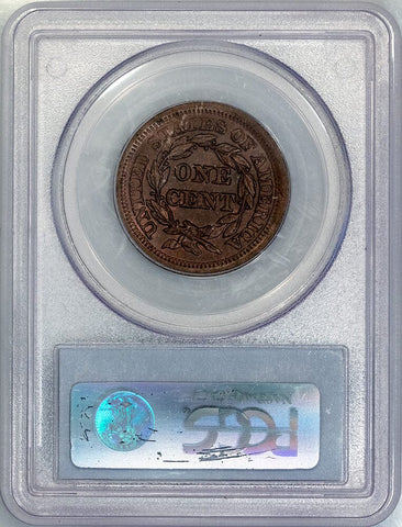 1854 Large Cent Newcomb-11 - PCGS MS 65 BN - Gem Uncirculated
