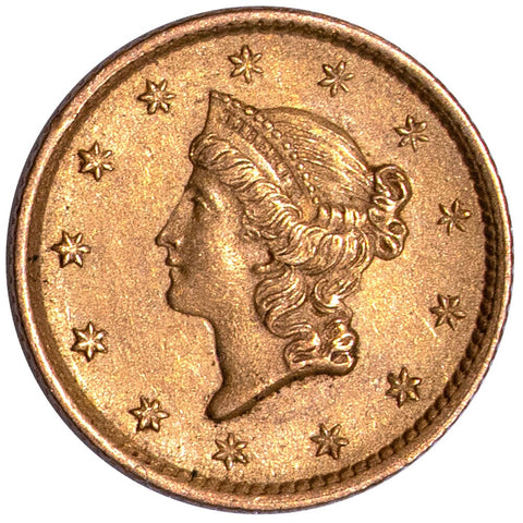 1854 Type-1 Gold Dollar - About Uncirculated