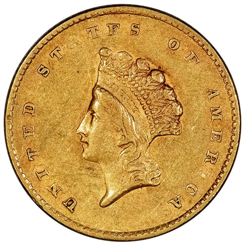 1855 Type-2 Gold Dollar - Extremely Fine+