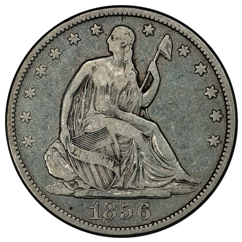 1856 Seated Liberty Half Dollar - Very Fine