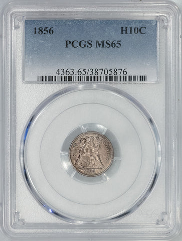 1856 Seated Liberty Half Dime - PCGS MS 65 - Gem Brilliant Uncirculated