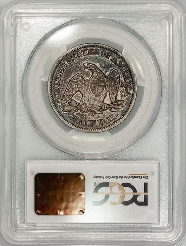 1856-O Seated Liberty Half Dollar - PCGS XF 40 - Repunched Date