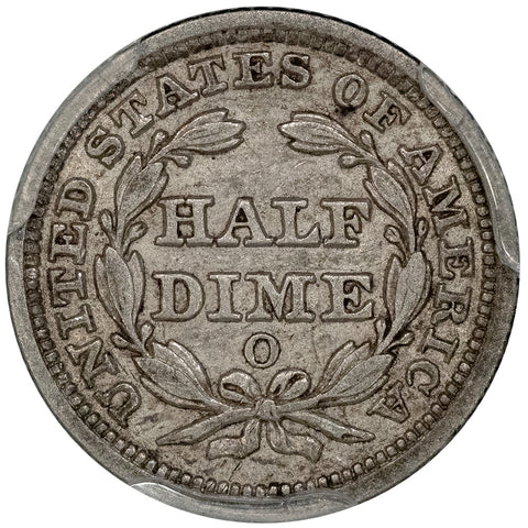 1856-O Seated Liberty Half Dime - PCGS XF 45 - Choice Extremely Fine