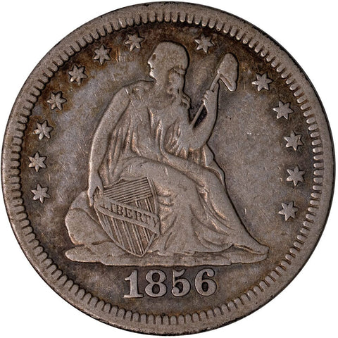 1856 Seated Liberty Quarter - Very Fine