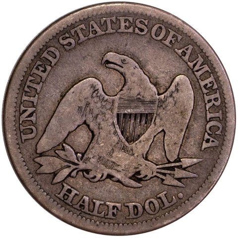 1857 Seated Liberty Half Dollar - Very Good