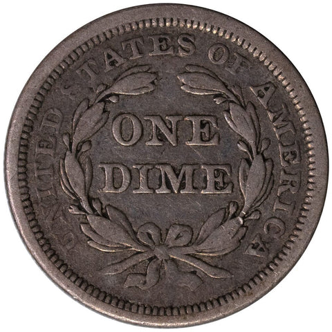 1857 Seated Liberty Dime - Very Fine