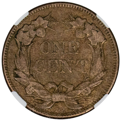1857 Flying Eagle Cent - NGC XF 45 - Choice Extremely Fine