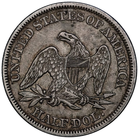 1858 Seated Liberty Half Dollar - Extremely Fine Details