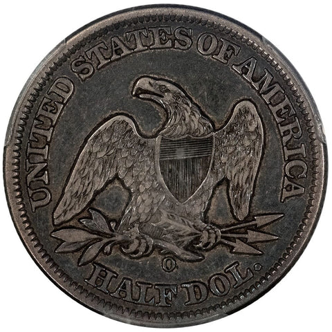 1858-O Arrows Seated Liberty Half Dollar - PCGS VF 35