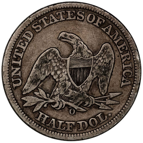 1858-O Seated Liberty Half Dollar - Fine