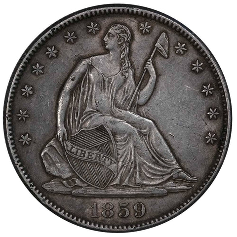 1859-O Seated Liberty Half Dollar - Extremely Fine