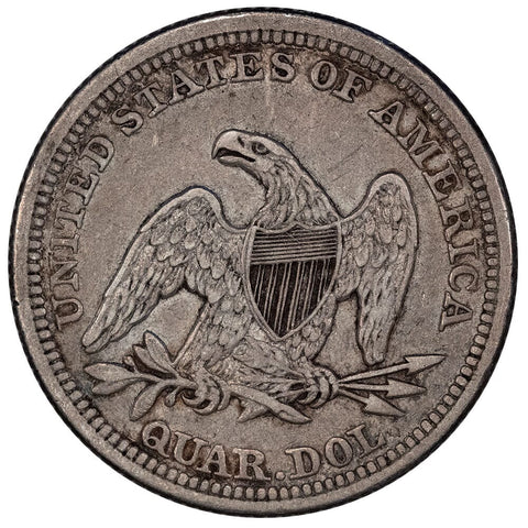 1860 Seated Liberty Quarter - Very Fine