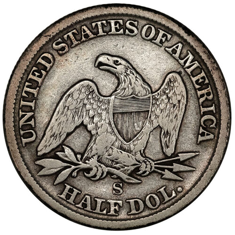 1862-S Seated Liberty Half Dollar - Fine