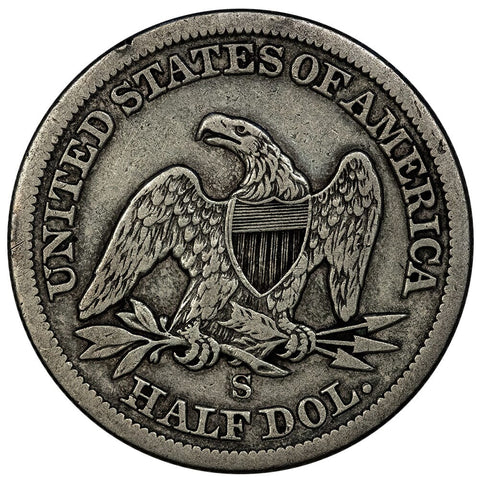 1862-S Seated Liberty Half Dollar - Very Fine Details