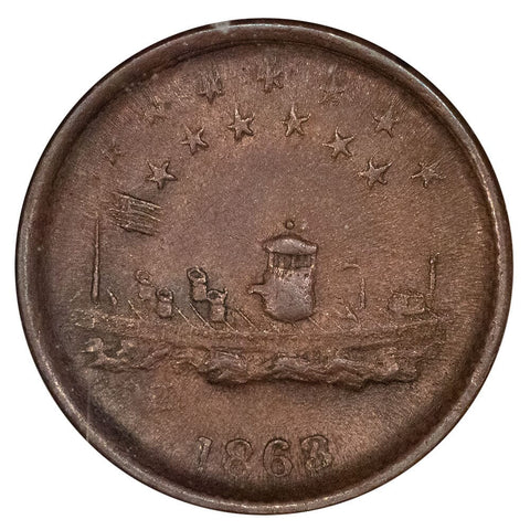 1863 Union Forever Civil War Token Fuld 240/341-A - NGC MS 65 BN