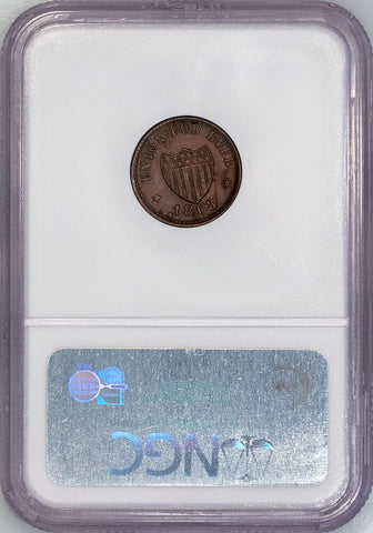 1863 Union Forever Civil War Token Fuld 240/341-A - NGC MS 65 BN