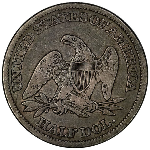 1864 Seated Liberty Half Dollar - Fine+ Details - Mintage: 379,100