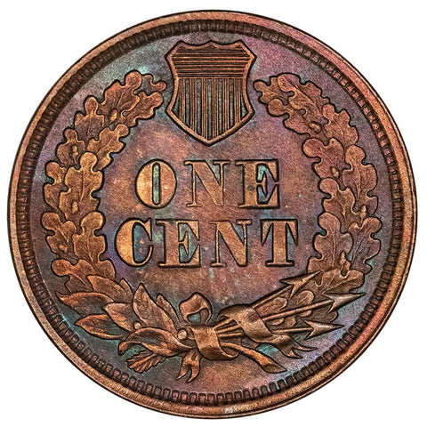 1867 Indian Head Cent - Uncirculated Brown Details