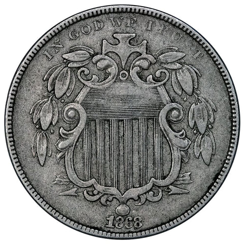 1868 Shield Nickel - Extremely Fine