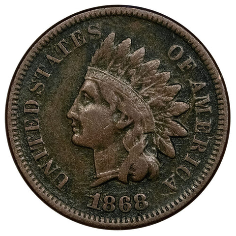 1868 Indian Head Cent - Very Fine