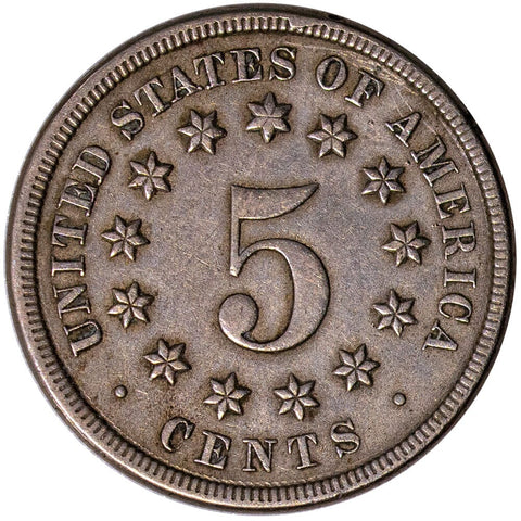 1868 Shield Nickel - Extremely Fine