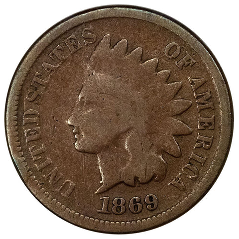 1869 Indian Head Cent - Good+