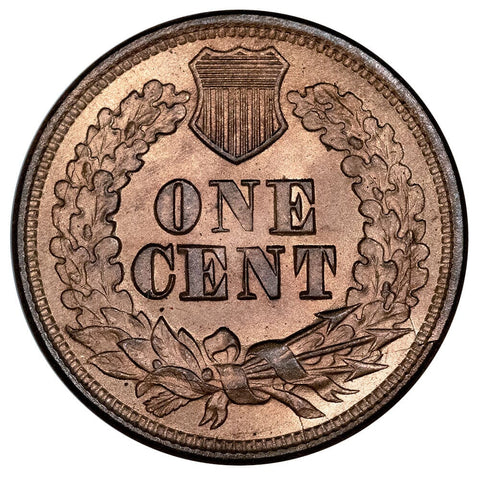 1870 Indian Head Cent - Uncirculated Red & Brown