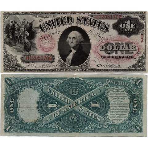 1875 $1 Legal Tender Note Fr. 20 Allison/New - Very Fine