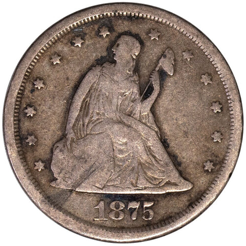 1875-S Twenty Cent Piece - Fine