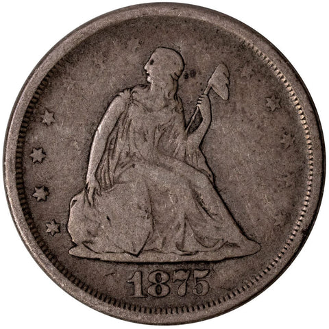 1875-S Twenty Cent Piece - Good