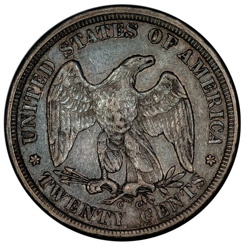 1875-CC Twenty Cent Piece - Extremely Fine