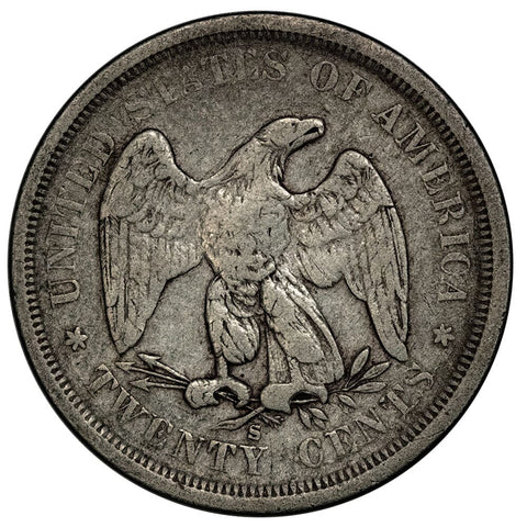 1875-S Twenty Cent Piece - Fine