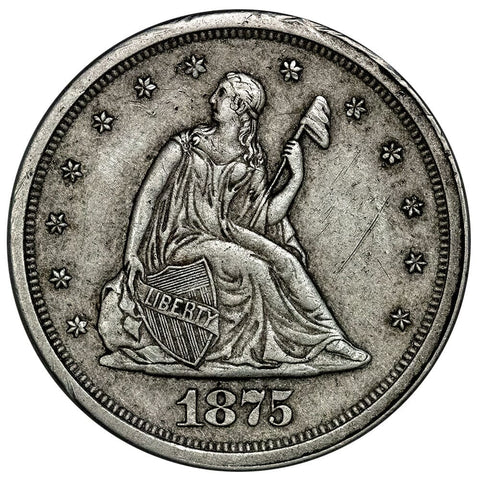 1875-S Twenty Cent Piece - Extremely Fine