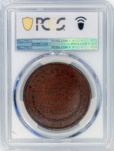 1876 U.S. Centennial Expo Bronze So-Called-Dollar HK-21 - PCGS MS 62