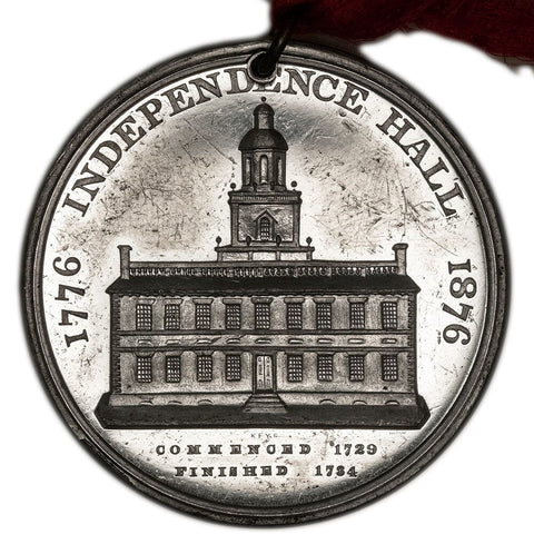 1876 U.S. Centennial Expo Liberty Bell/Independence Hall So-Called-Dollar HK-26 - Unc Detail DMPL