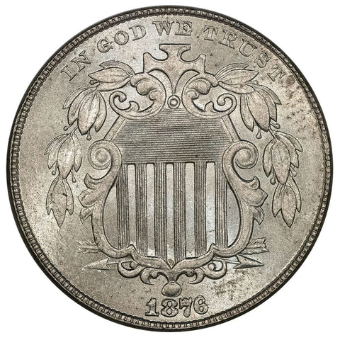 1876 Shield Nickel - Brilliant Uncirculated