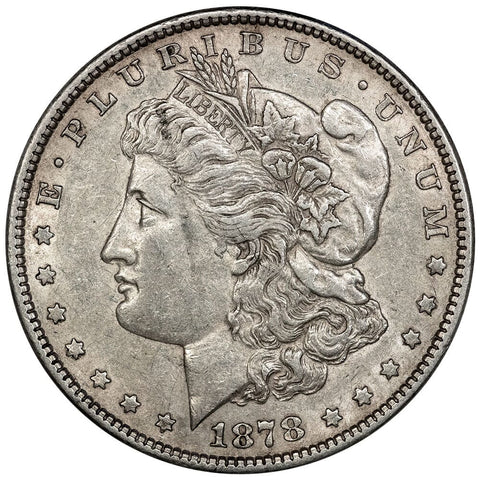 1878 7/8 TF (Strong) Morgan Dollar VAM-37 - Extremely Fine